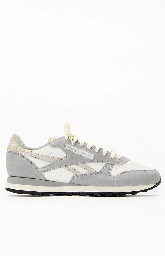 Reebok Gray Classic Leather Shoes 1