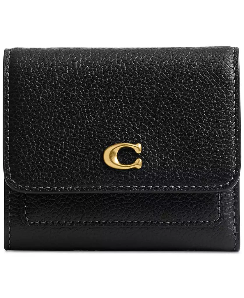 Coach Mila Small Leather Flap Wallet 1