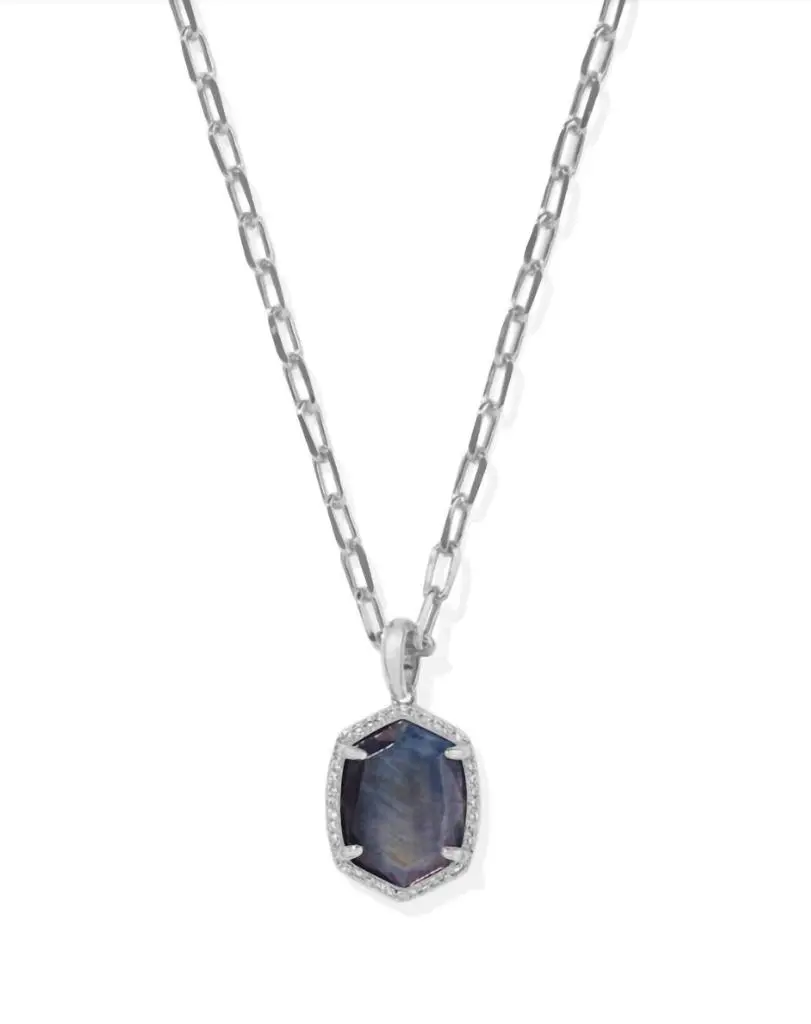 Kendra Scott Kendra Scott - Women's Daphne Pave Frame Short Pendant Necklace