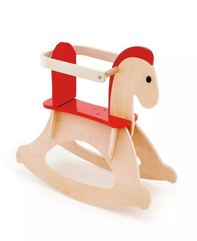 Hape Rock Ride- Beige Wooden Rocking Horse 2