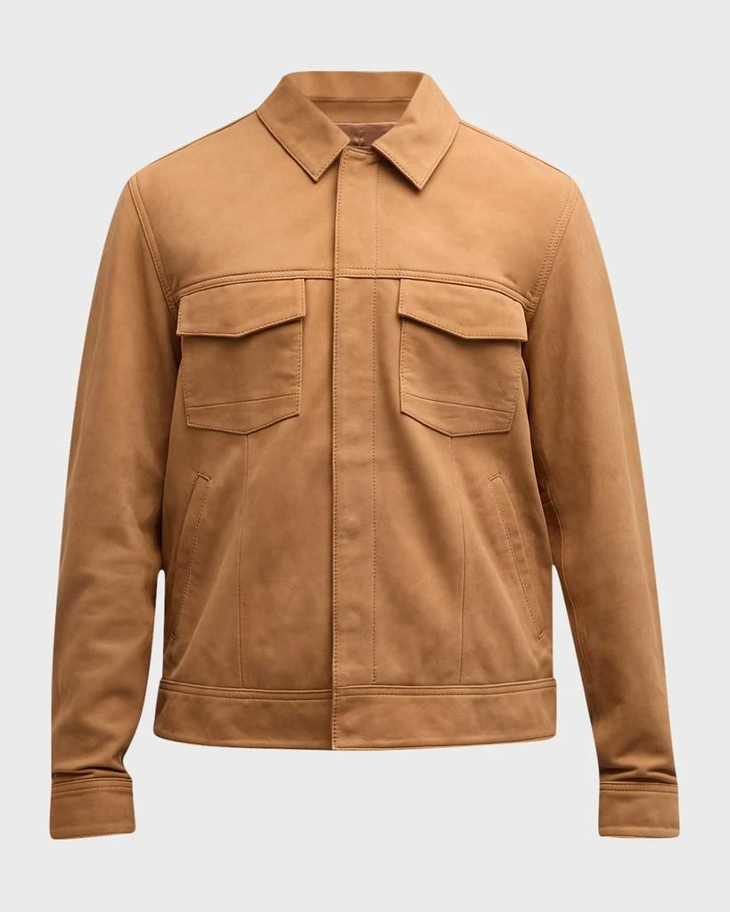 Paige Men's Pedro Soft Lamb Suede Jacket 2