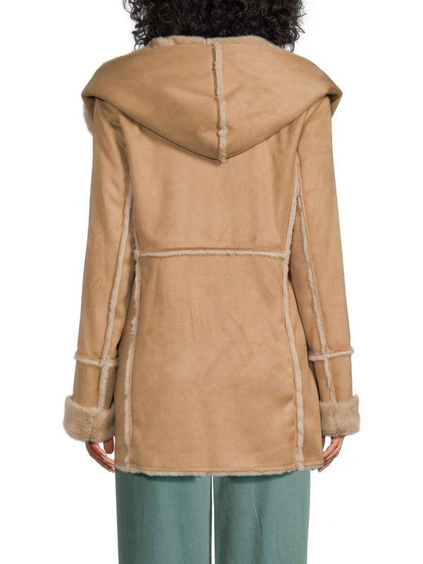 Via Spiga Faux Fur Hooded Jacket 2