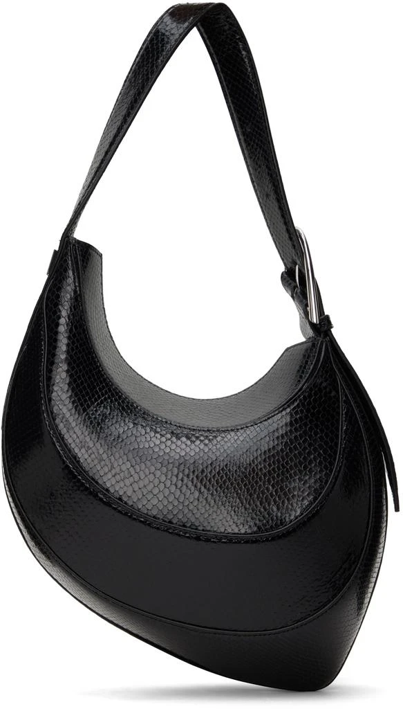 Mugler Black Small Snake Spiral Curve Bag 1