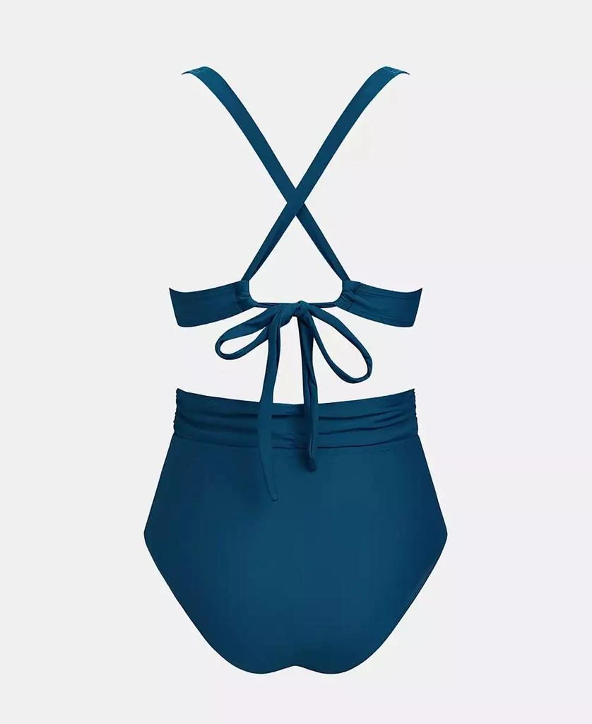 Cupshe Women
s High Waisted Ruched Lined Bikini Set 4