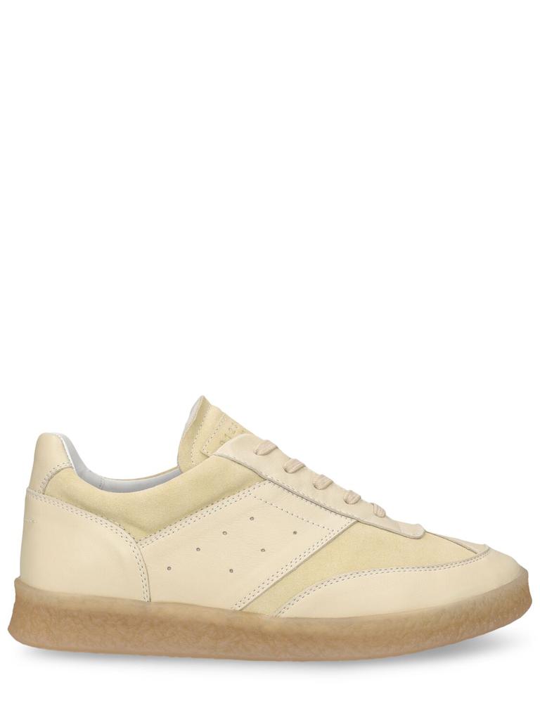 スニーカー Mm6 Maison Margiela Low-Top Leather Sneakers MM6 MAISON MARGIELA Leather Low Top Sneakers - Casual Shoes