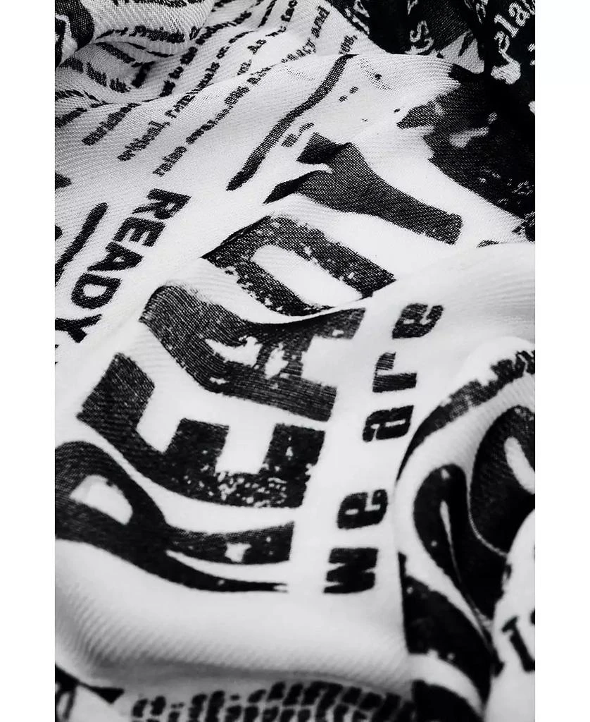 Desigual Women's Rectangular newspaper scarf 5