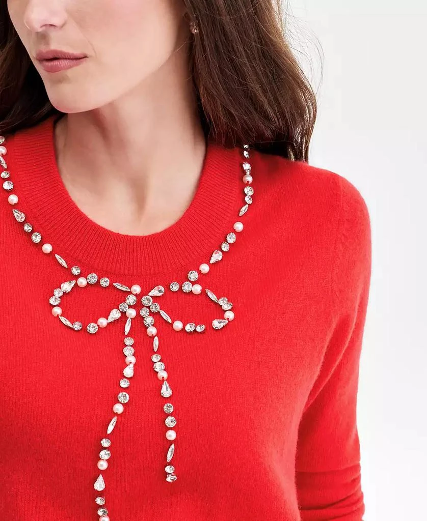 Charter Club Women
s Embellished Bow Sweater, Macy
s Exclusive 3