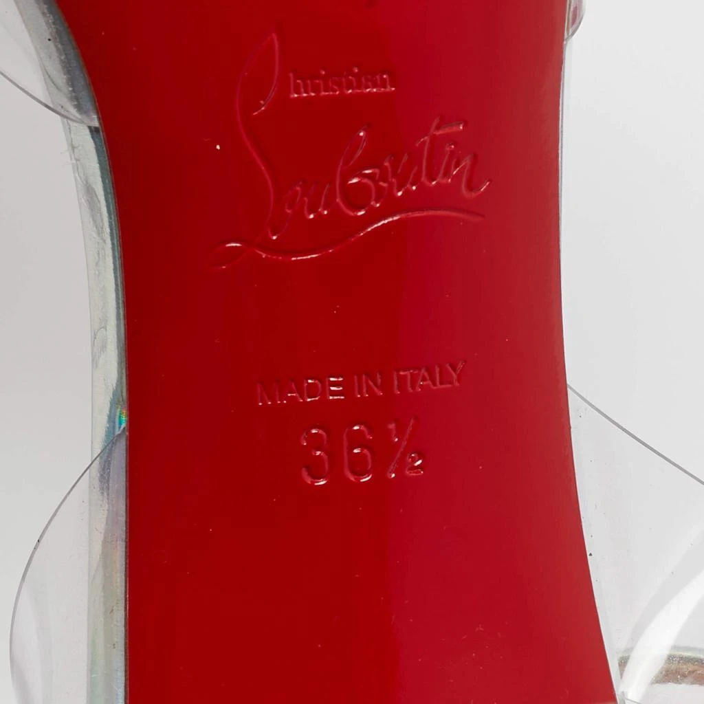 Christian Louboutin Christian Louboutin Transparent Nosy Ankle Strap Pumps Size 36.5 8