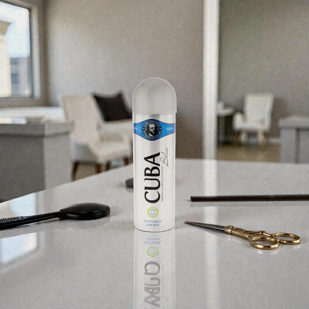 cuba Blue by  for Men - 6.6 oz Body Spray 2