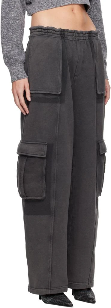 Alexander Wang Gray Oversized Cargo Sweatpants 2