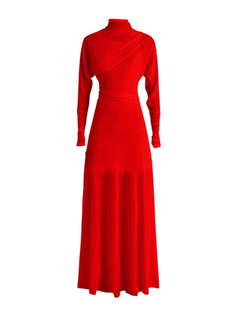 Proenza Schouler Paula Dress In Red 4
