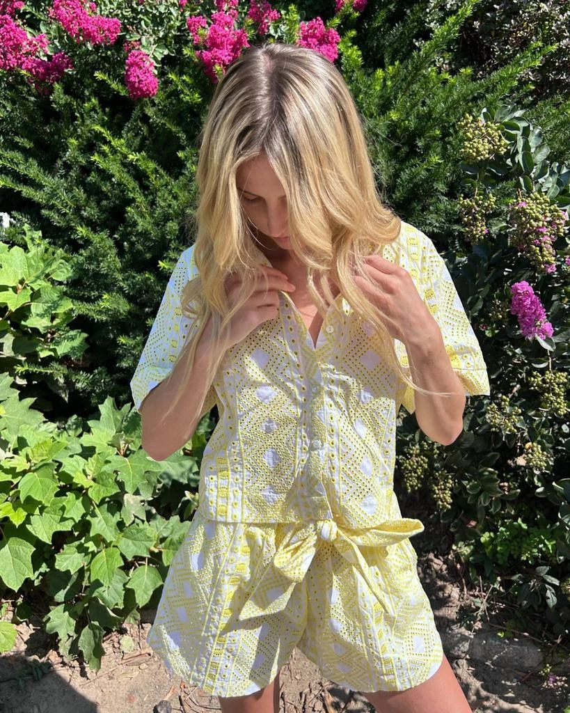 Jocelyn Jocelyn - Eyelet Camp Shirt 2