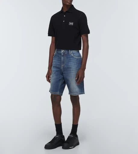 Dolce & Gabbana Bleached denim shorts 2