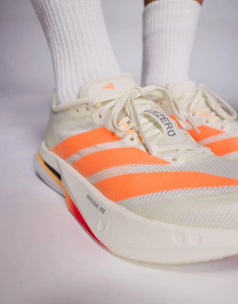 Adidas adidas Running Adizero Boston 13 trainers in orange - Running Shoes  - Free Shipping - BeyondStyle
