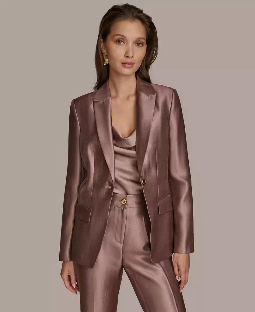 Donna Karan Women's One-Button Jacket 1