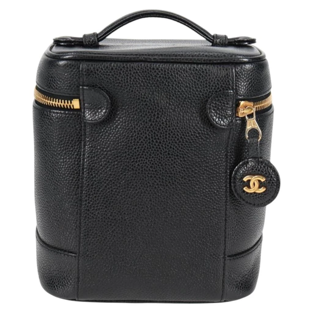 Chanel Vanity Leather Clutch Bag (Pre-Owned) 2