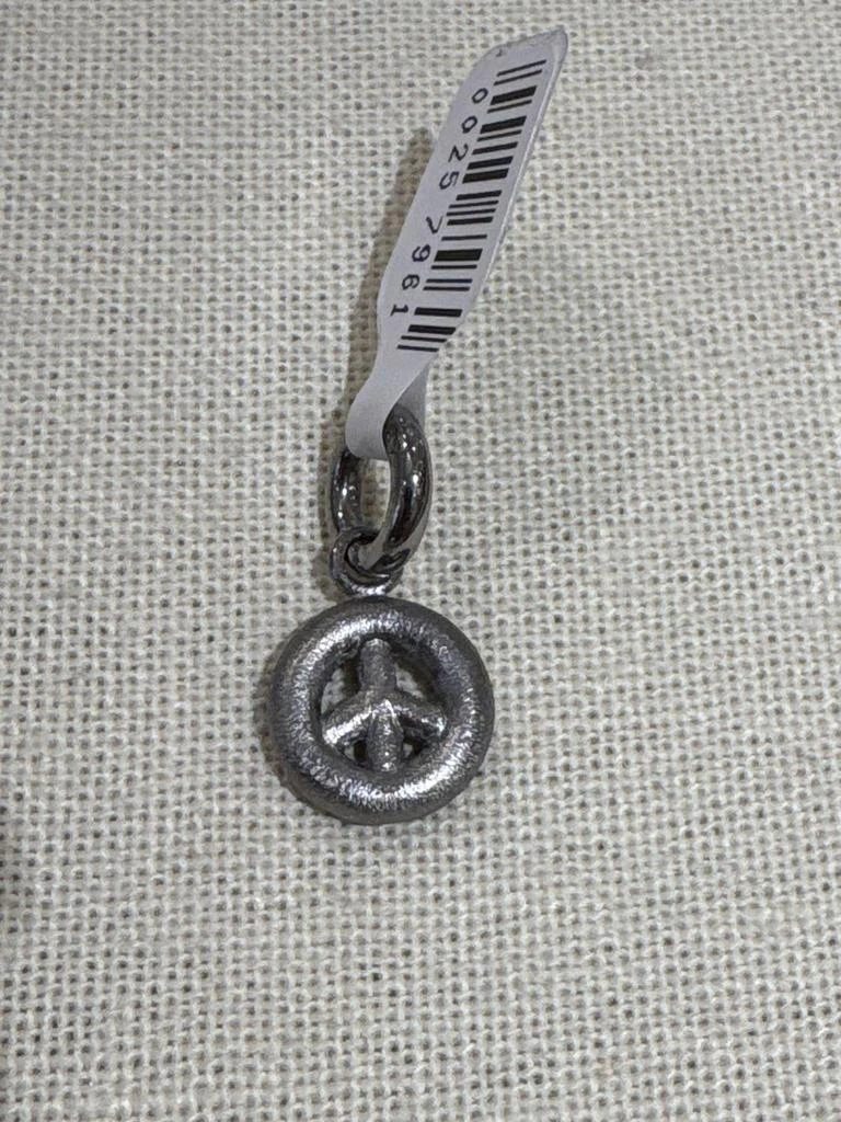 Story Jewellery Story Jewellery - Women
s Rhodium Plate Peace Dangle Charm