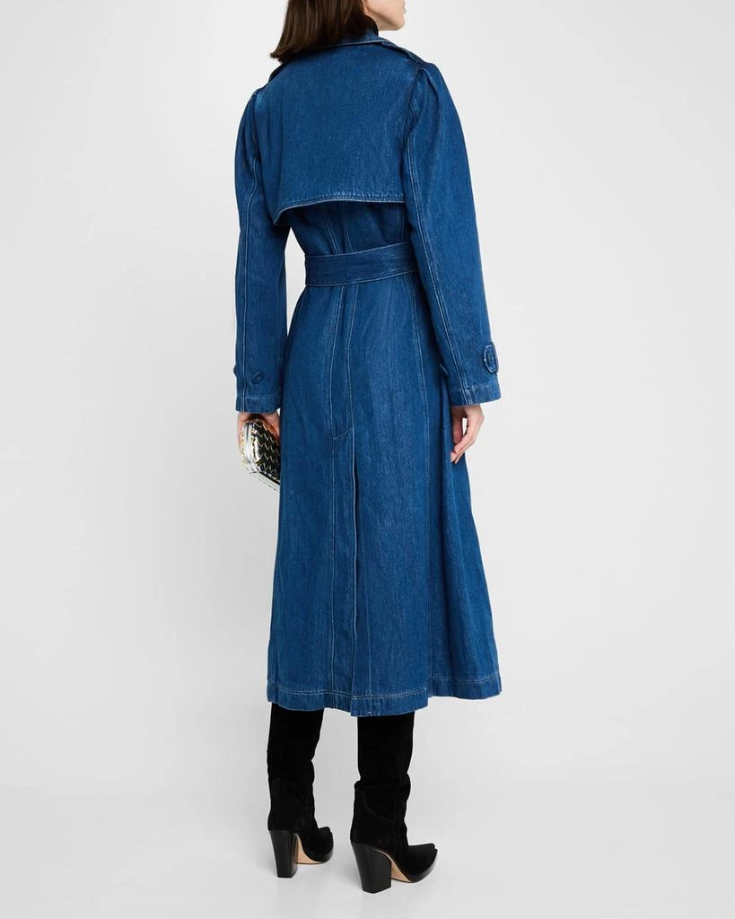 Paige Raina Denim Trench Coat 3