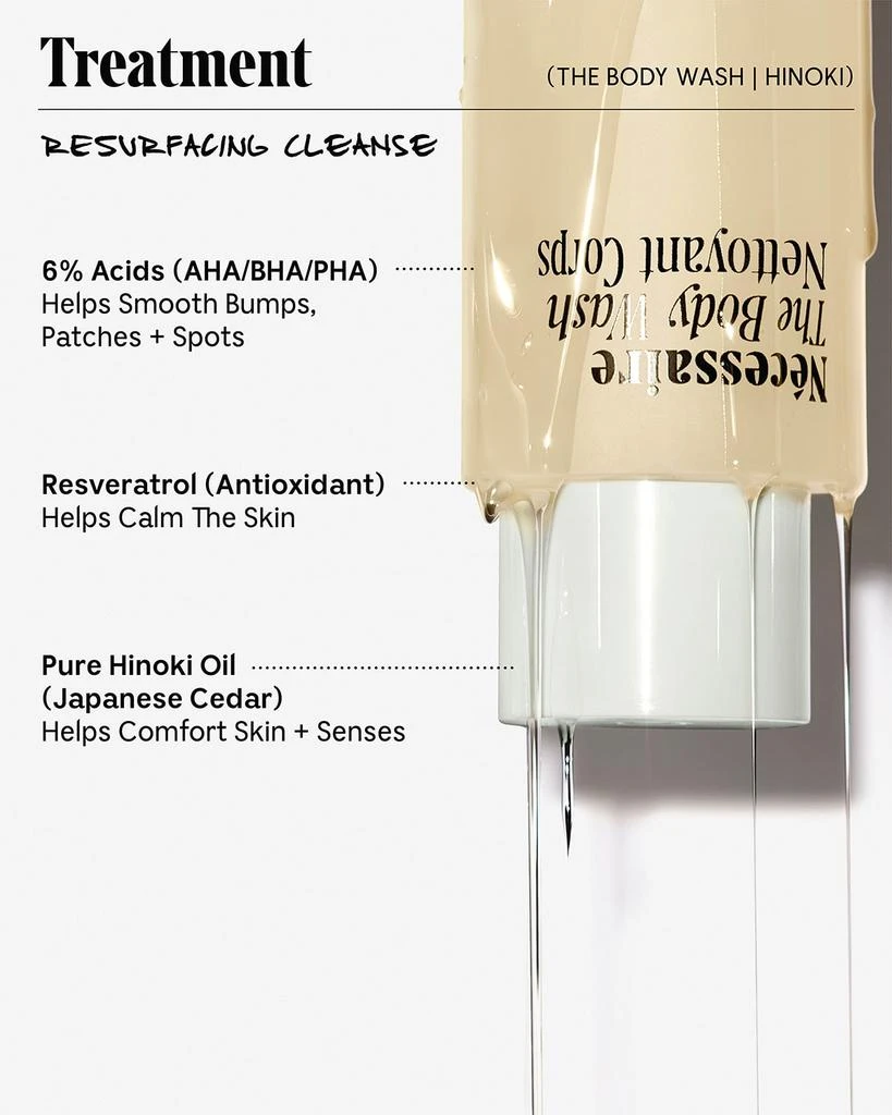 Necessaire Hinoki The Body Wash, 8.4 oz. 4