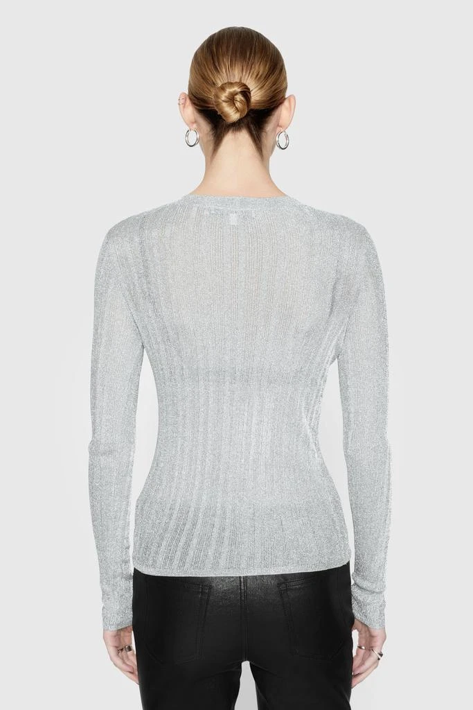 Rebecca Minkoff Abbey Metallic Long Sleeve 3