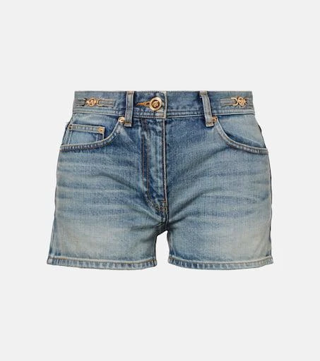 Versace Mid-rise denim shorts 1