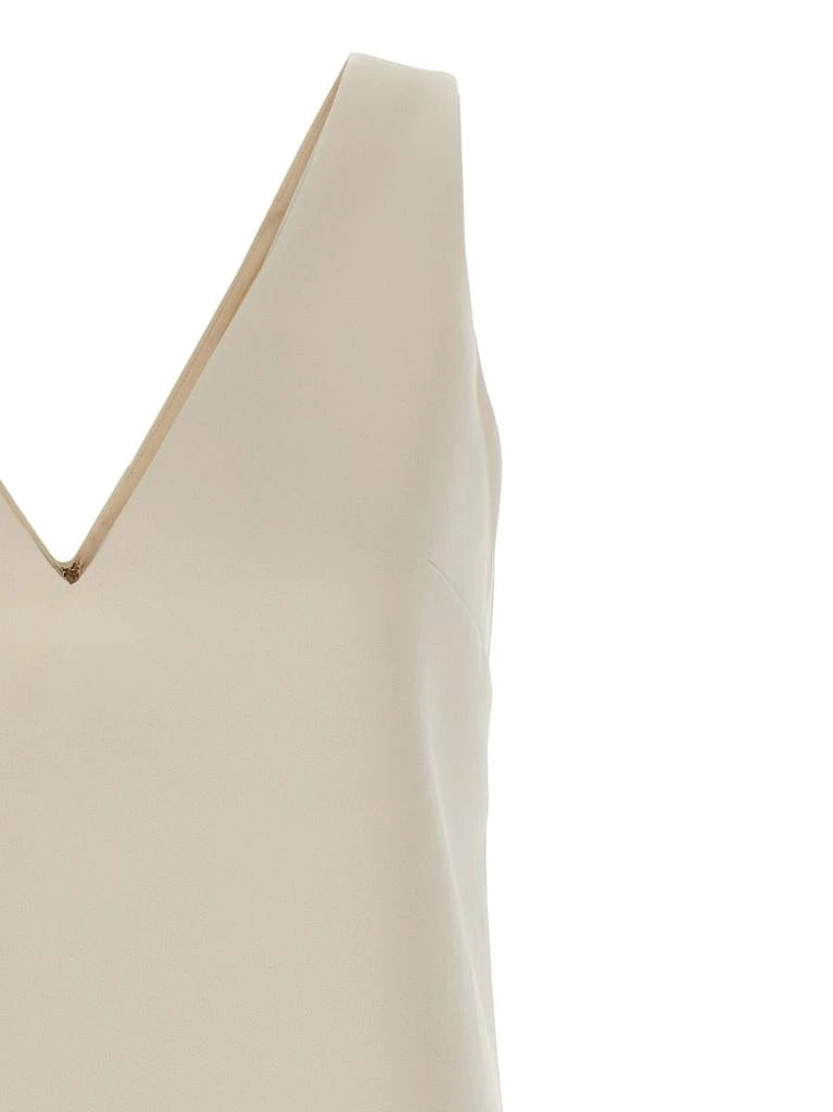 Self Portrait Self-Portrait 'Cream Crepe 3D Sequin Mini' Dress 3