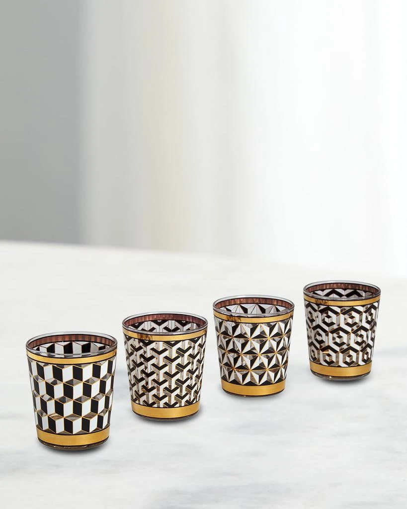 Jonathan Adler Versailles 11.75 oz. Glasses, Set of 4 1