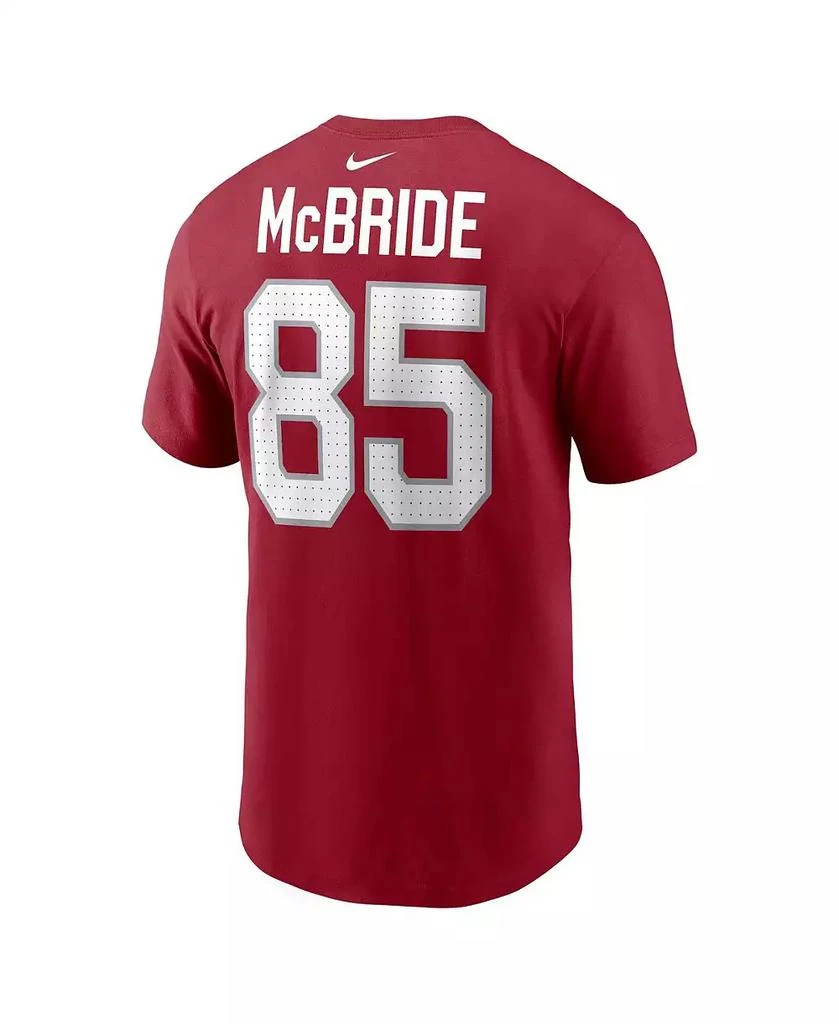 NIKE Men's Trey McBride Cardinal Arizona Cardinals Name Number T-Shirt 2