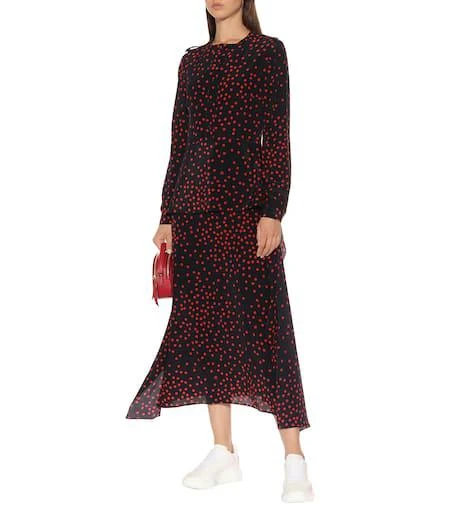 Stella McCartney Polka-dot silk-crêpe maxi dress 2