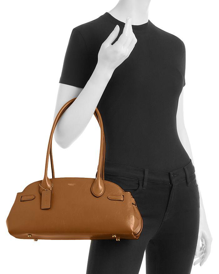 Coach Glazed Empire 34 Medium Leather Carryall Top Handle Bag