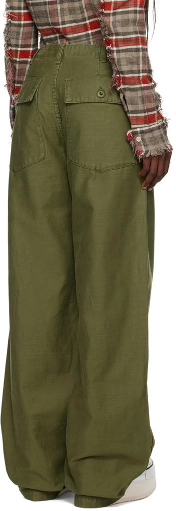 R13 Khaki Utility Trousers 3
