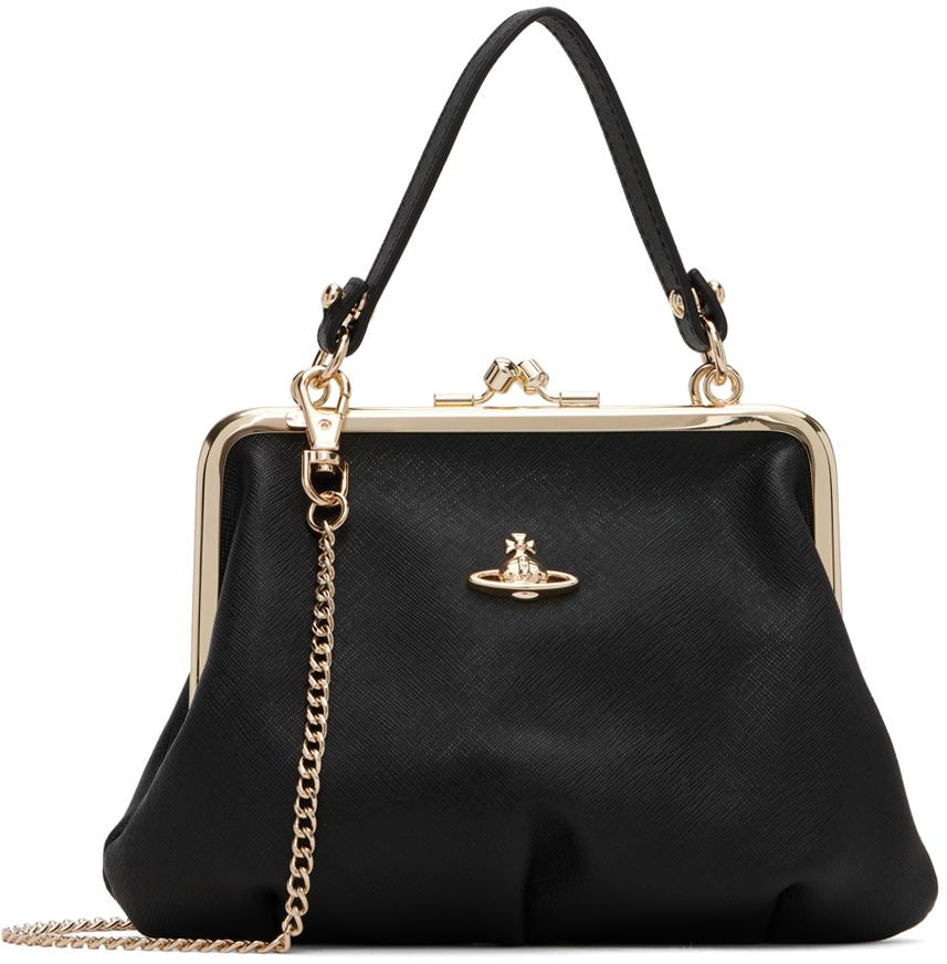 Vivienne Westwood Black Granny Frame Bag