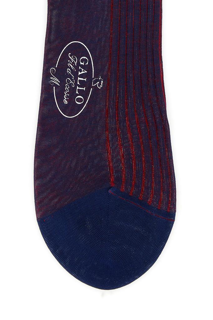 GALLO Two-tone cotton socks