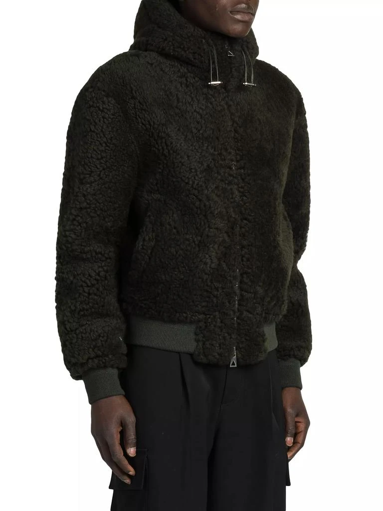 Bottega Veneta Shearling Hooded Jacket 4
