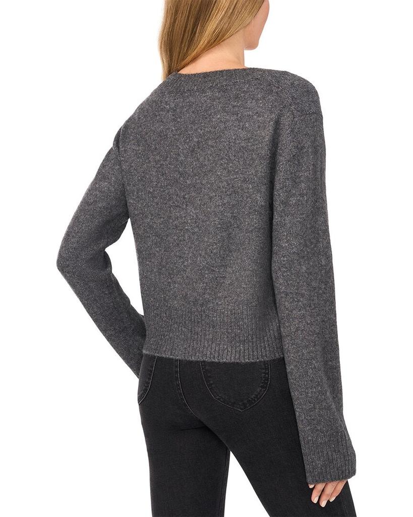 CeCe V-Neck Crop Cardigan