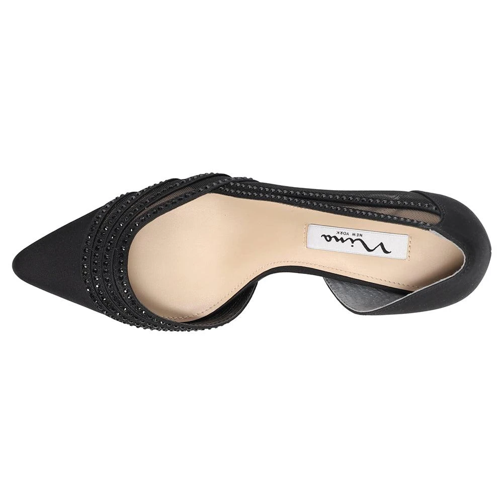Nina Noreen Rhinestone Pointed Toe Wedding Pumps 4