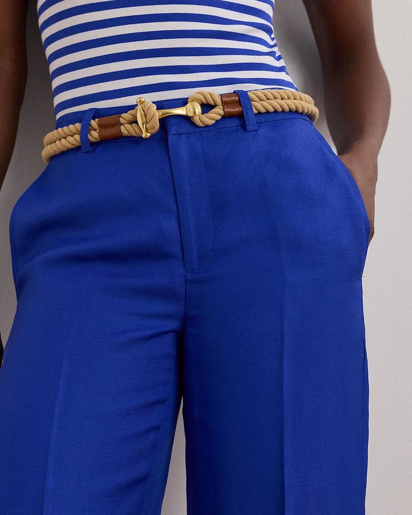 Ralph Lauren Linen Blend Twill Cropped Pant 4