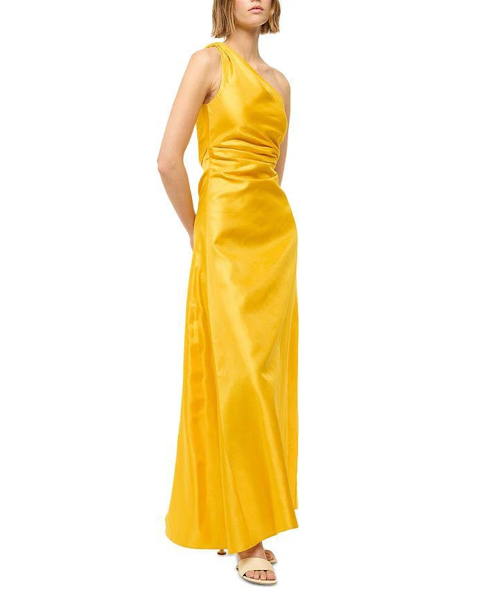 STAUD, Este Silk Dress in Sunset Gold, Size 16 STAUD, Este Silk Dress in Sunset Gold, Size 16