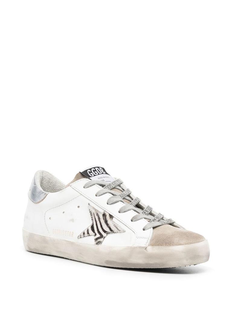 Golden Goose GOLDEN GOOSE - Super-star Leather Sneakers