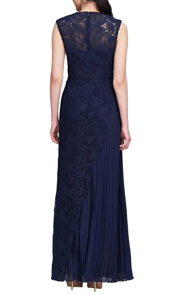 Kay Unger Dianna Lace Pleated Gown 2