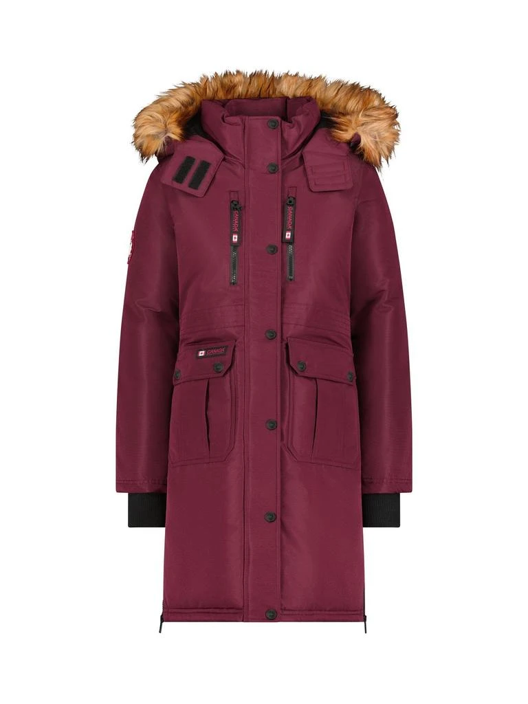 Canada Weather Gear OLCW991EC Womens Heavyweight Dual Pocket Parka Coat 6