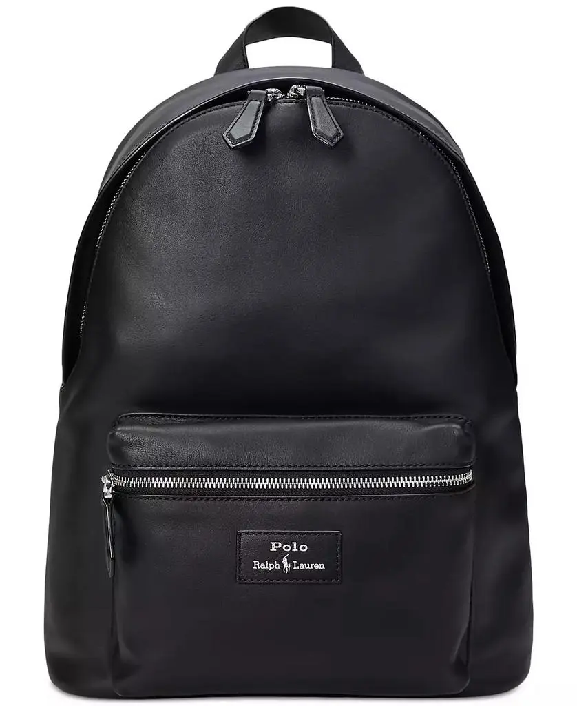 Ralph Lauren Men's Smooth Leather Backpack