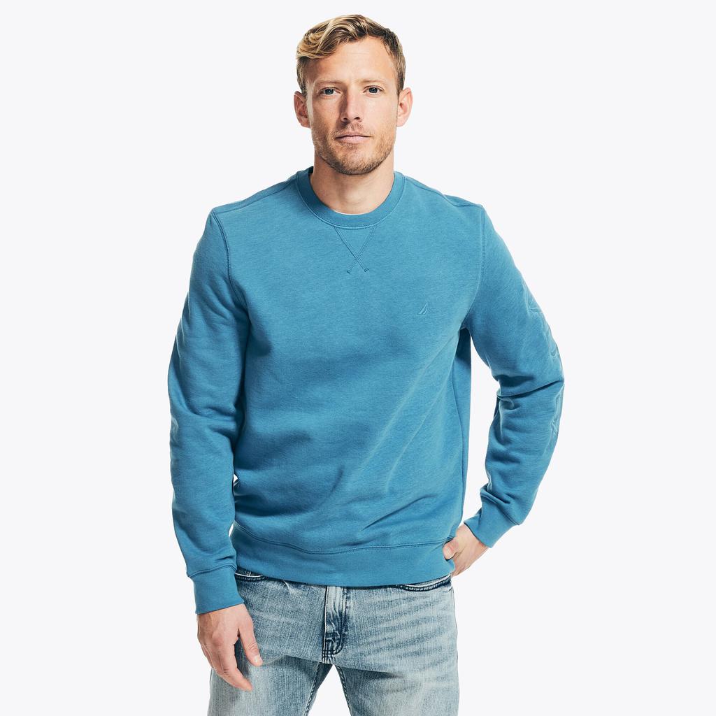 Nautica Mens Logo Crewneck Sweatshirt