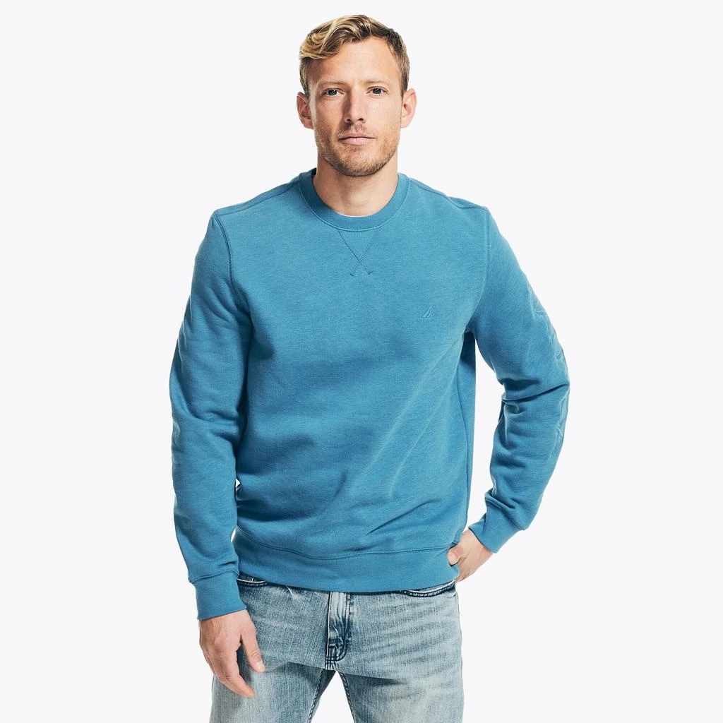 Nautica Mens Logo Crewneck Sweatshirt 2