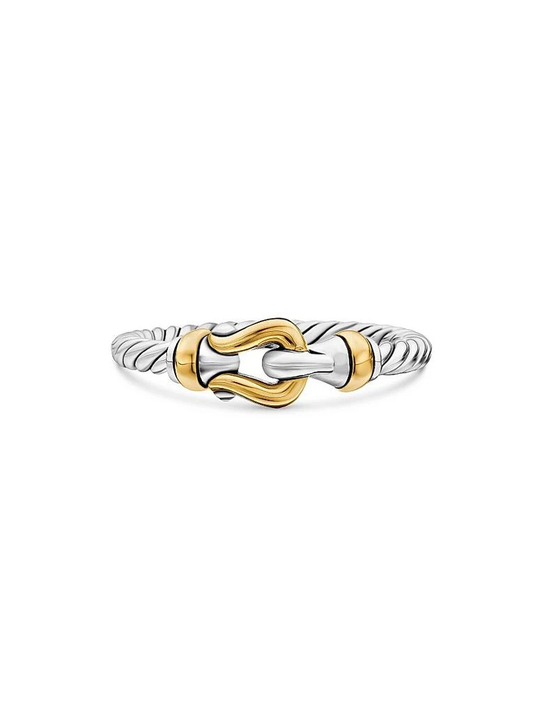 David Yurman Petite Buckle Ring in Sterling Silver
