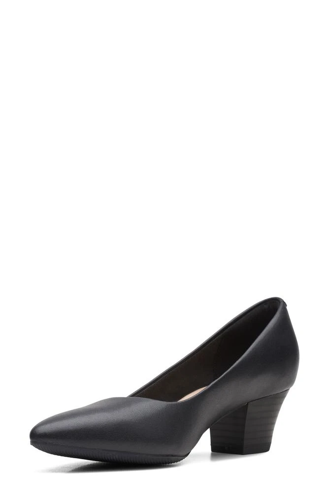 Clarks Teresa Block Heel Pump 6