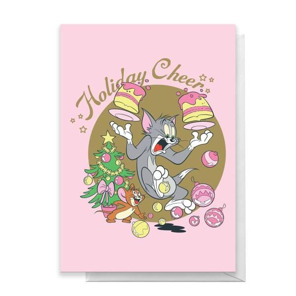 Original Hero Tom And Jerry Holiday Cheers Greetings Card