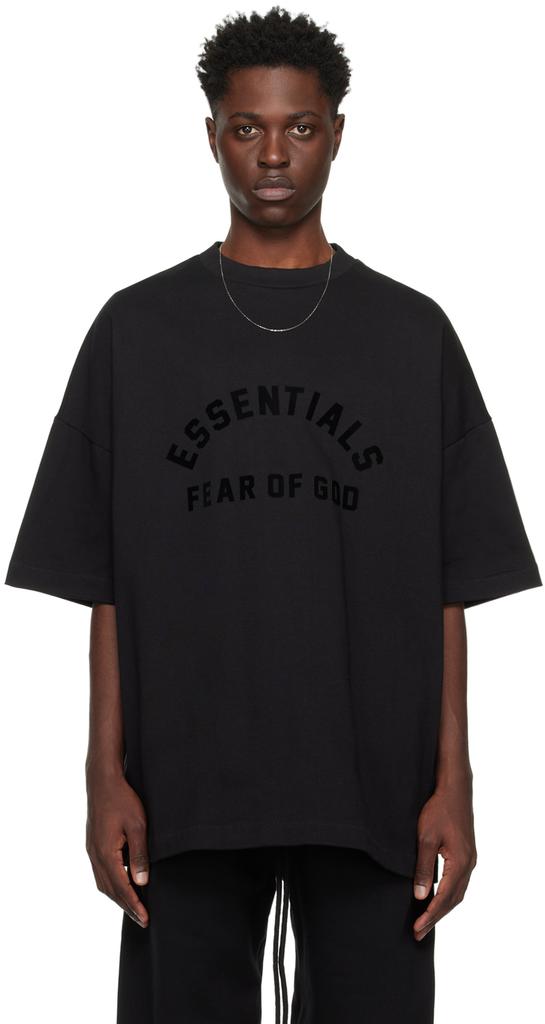 Essentials Black Crewneck T-Shirt