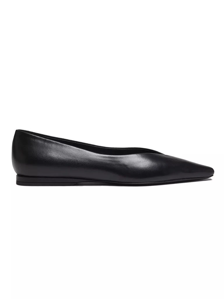 Loulou Studio Barsi Pointed-Toe Leather Ballerina Flats 1