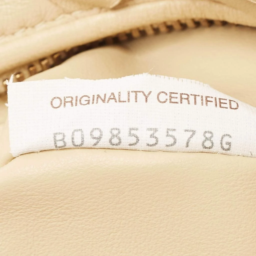 Bottega Veneta Bottega Veneta Beige Intrecciato Suede Mini Jodie Hobo 8